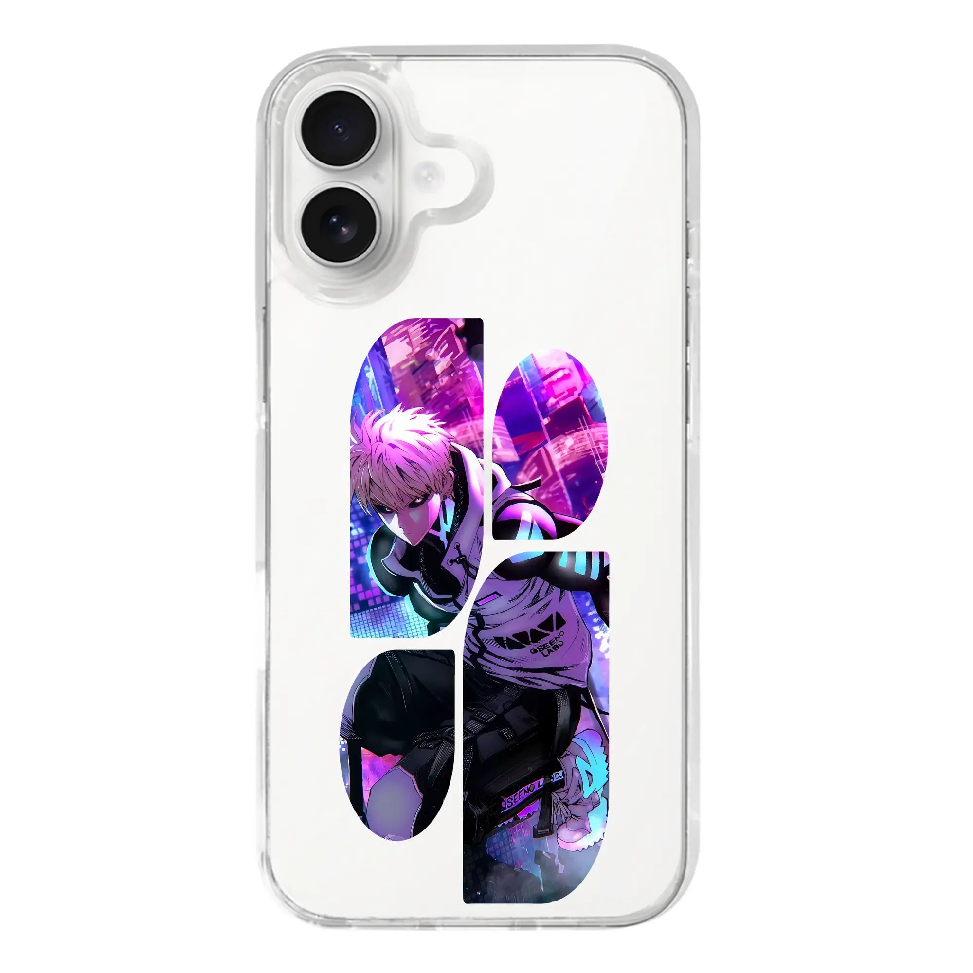 ワンパンマン グッズ ジェノス - iPhone 17シリーズ 透明スマホケース – 薄型・耐衝撃・精密フィット保護カバー